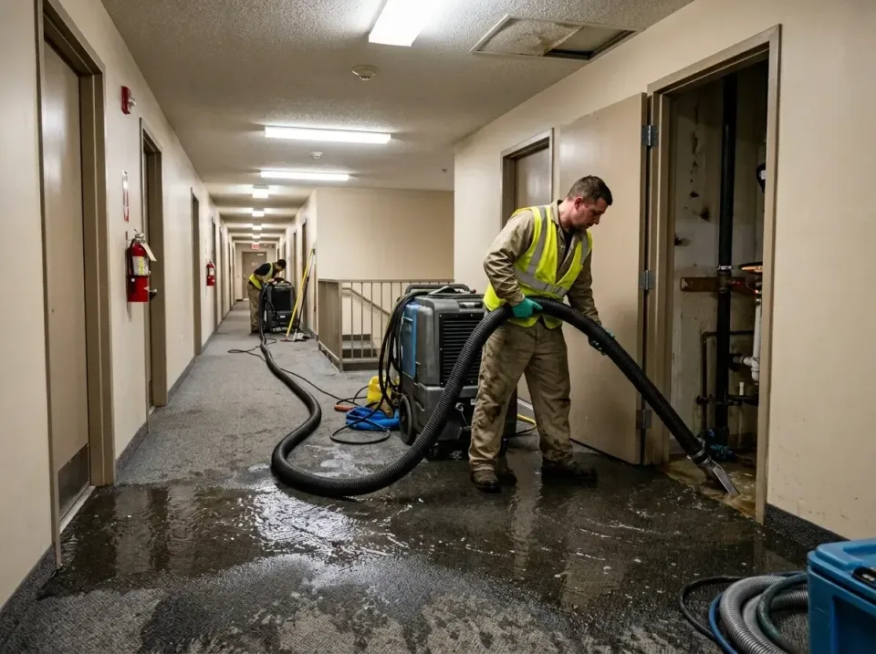 multi-unit-apartment-hallway-f-005 — frequently asked questions, Emergency Burst Pipe Water Extraction & Removal in Muskogee…